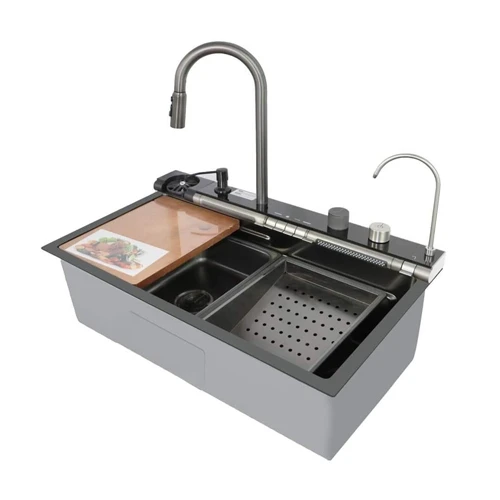 Dijital Ekranlı Çok Fonksiyonlu Lavabo